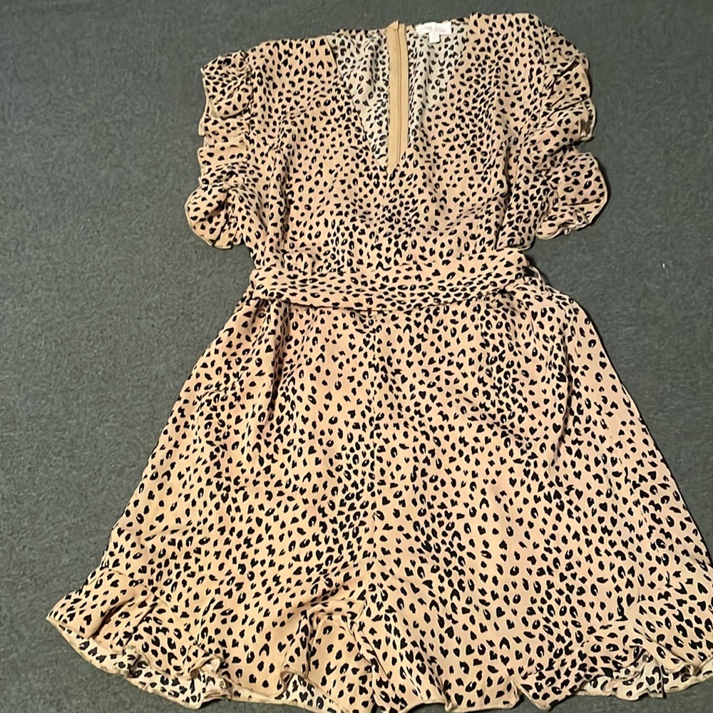 Pink Lily L Cheetah Romper